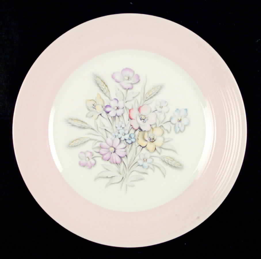 Oslo Pink Dinner Plate by Limoges-American-1