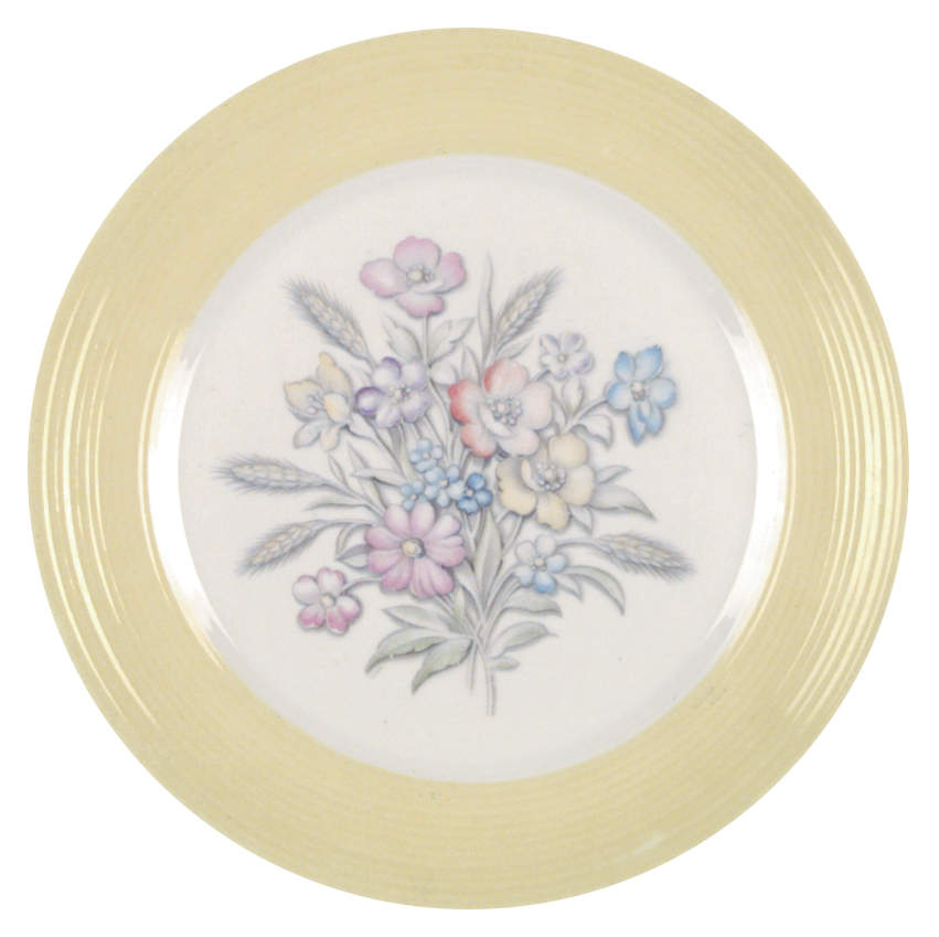 Oslo Yellow Dinner Plate by Limoges-American-1