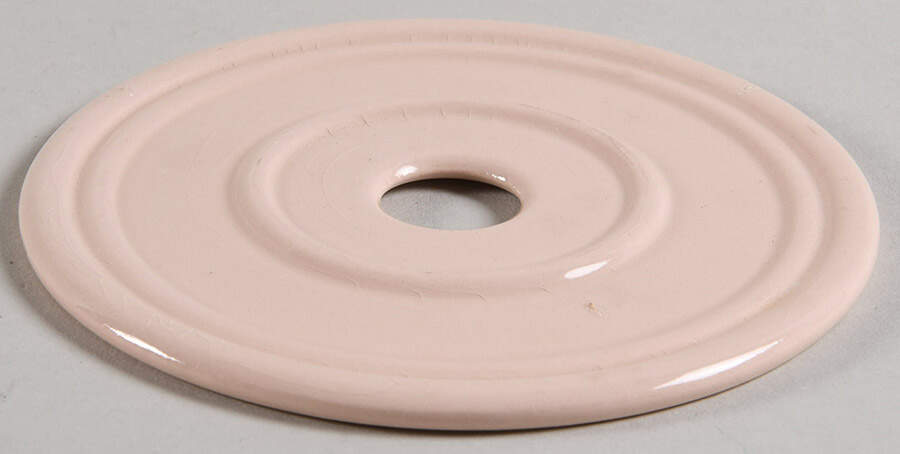 The Pansy (Glo Peach) Strainer for Round Butter by Limoges-American-1