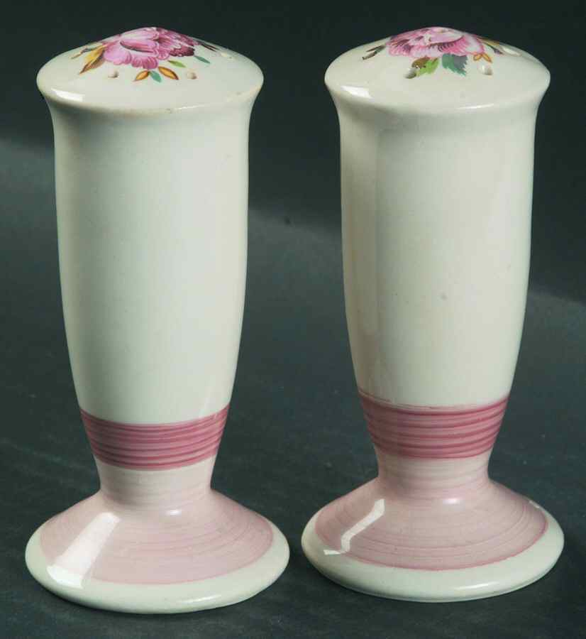 Pompadour Rose Salt & Pepper Set by Limoges-American-1