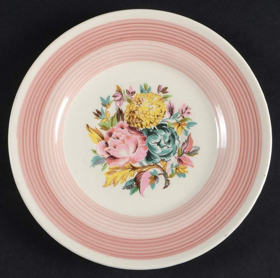 Pompadour Rose Saucer by Limoges-American-1