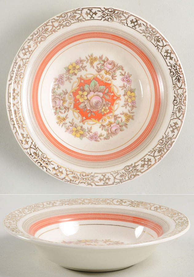 Prince Charles Rim Fruit/Dessert (Sauce) Bowl by Limoges-American-1