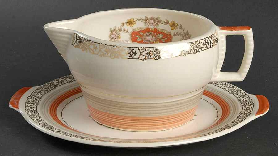 Prince Charles Gravy Boat & Underplate by Limoges-American-1