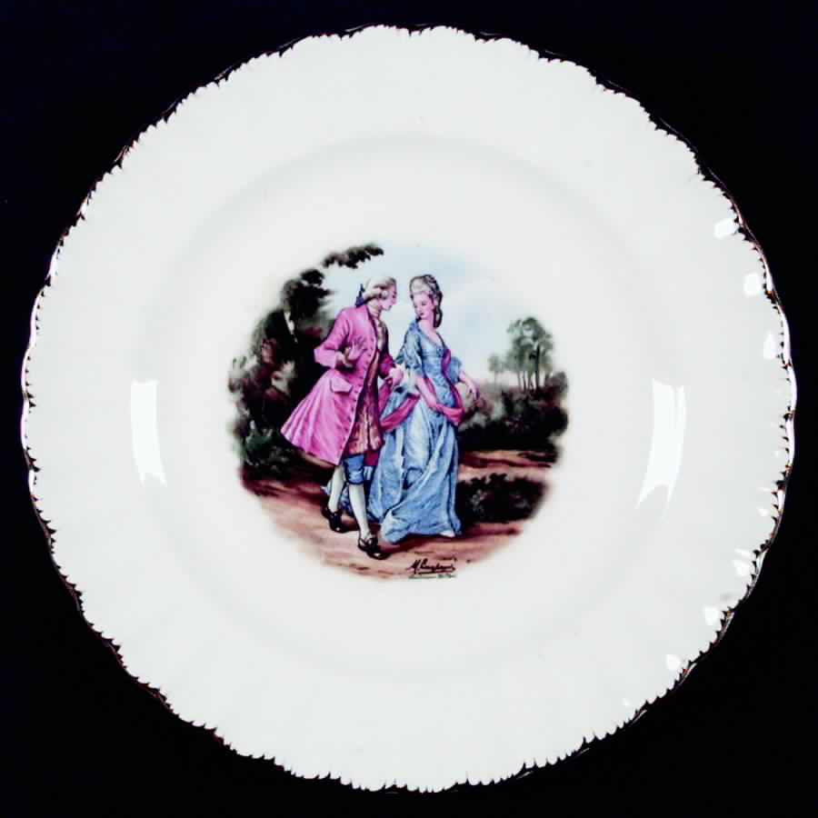 Promenade Dinner Plate by Limoges-American-1