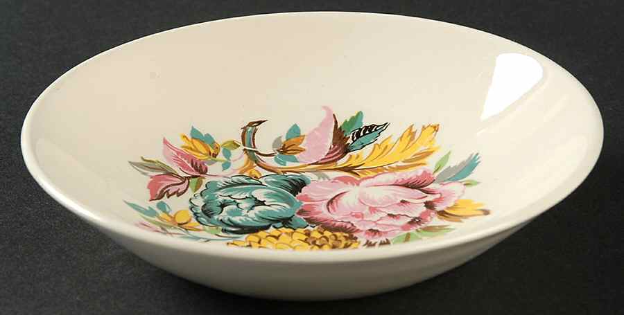 Regency Bouquet Fruit/Dessert (Sauce) Bowl by Limoges-American-1