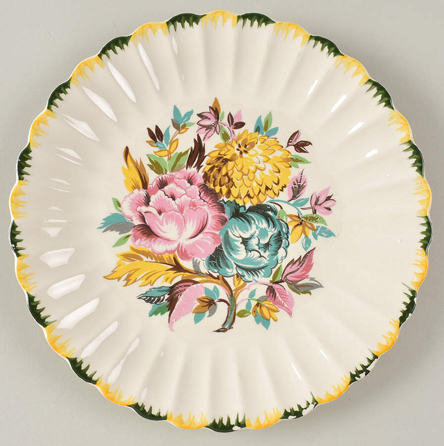 Regency Monsoon Luncheon Plate by Limoges-American-1