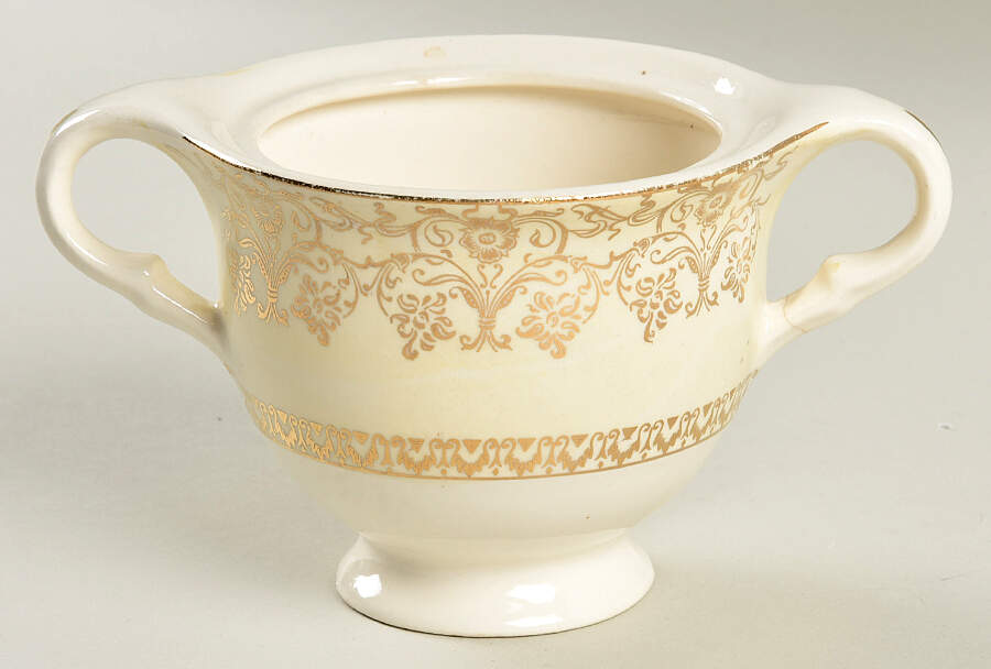 Royal Delight Sugar Bowl No Lid by Limoges-American-1