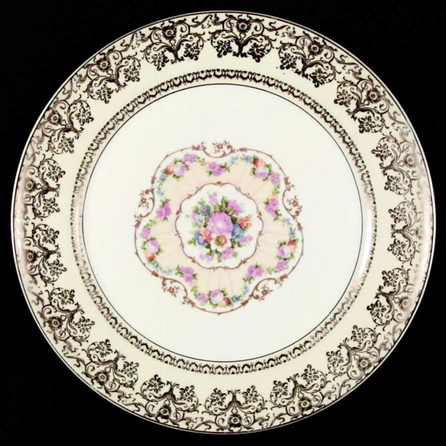 Royal Delight Dinner Plate by Limoges-American-1