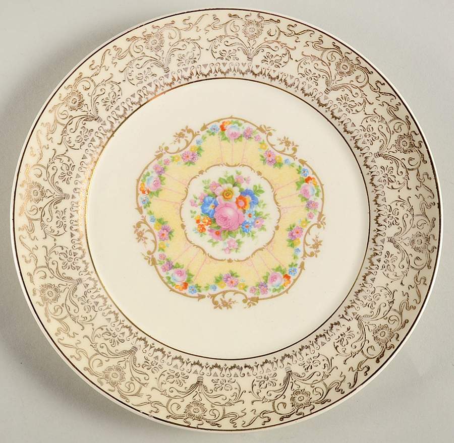 Royal Delight Dessert/Pie Plate by Limoges-American-1