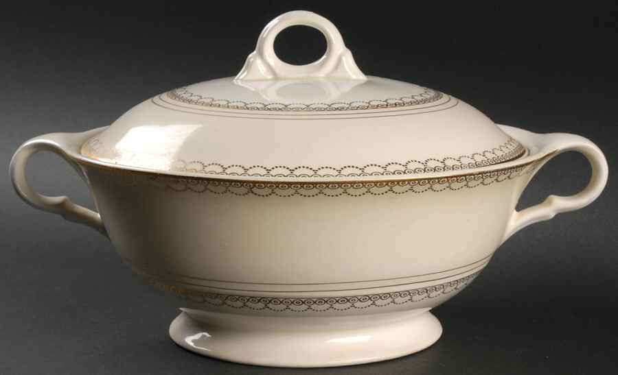 Royal Imperial Round Covered Vegetable by Limoges-American-1