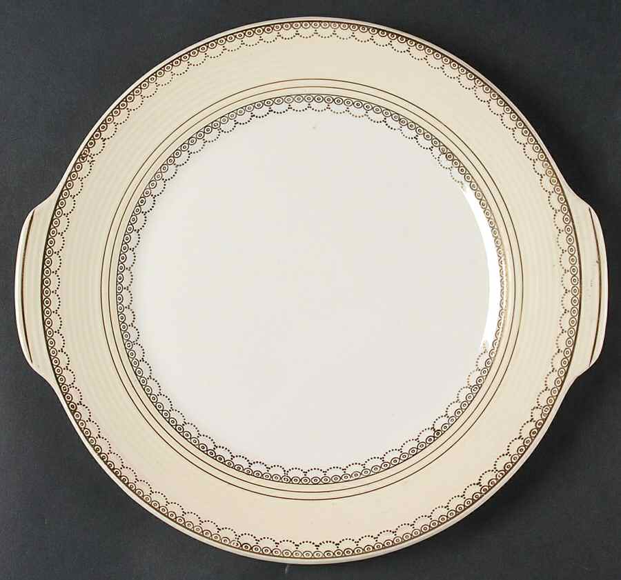 Royal Imperial Handled Cake Plate by Limoges-American-1