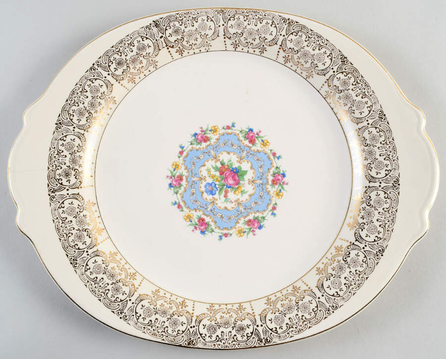 Royal Lyric 15" Oval Serving Platter by Limoges-American-1