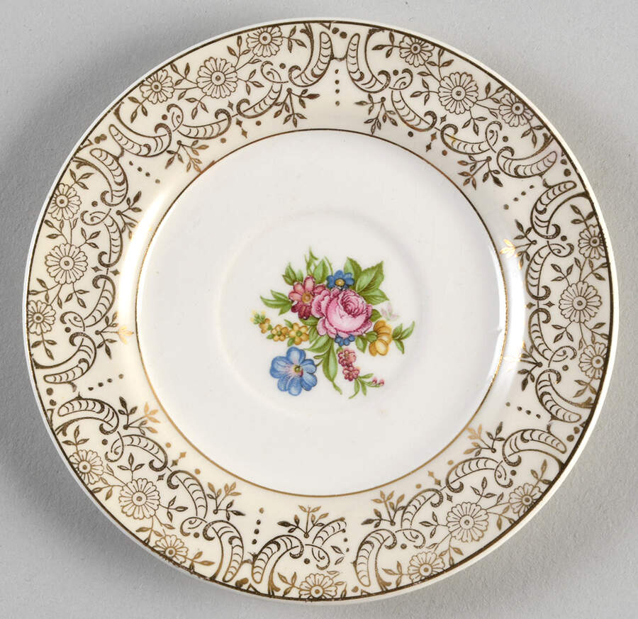 Royal Lyric Saucer for Demitasse Cup by Limoges-American-1