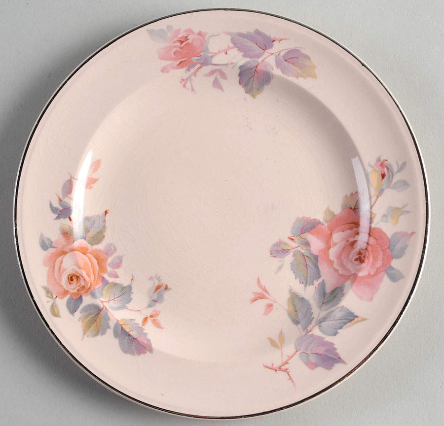 Rose Marie Salad Plate by Limoges-American-1