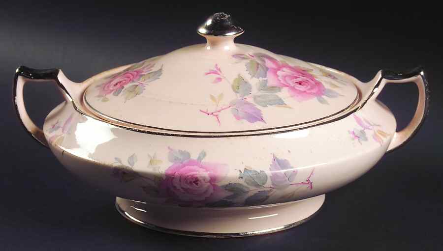 Rose Marie Round Covered Vegetable by Limoges-American-1