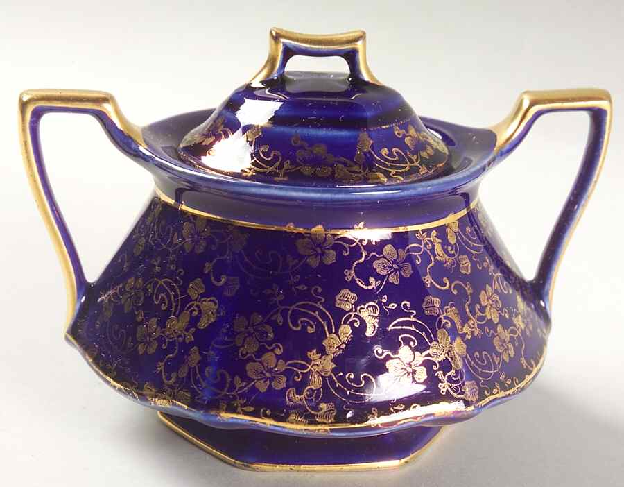 LIA48 Sugar Bowl & Lid by Limoges-American-1