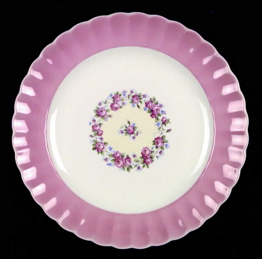 Rose Minuet (Chateau) Dinner Plate by Limoges-American-1