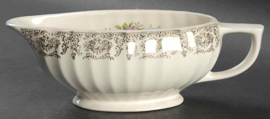 Rosalie (Scalloped) Gravy Boat by Limoges-American-1