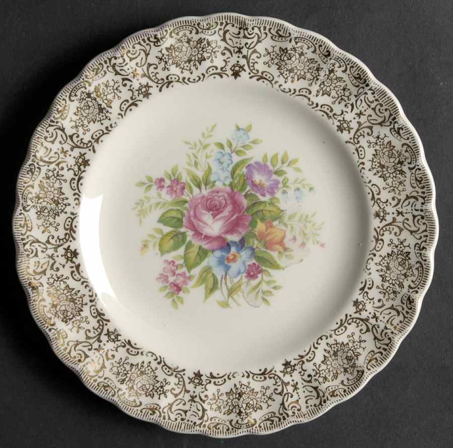 Rosalie (Scalloped) Bread & Butter Plate by Limoges-American-1