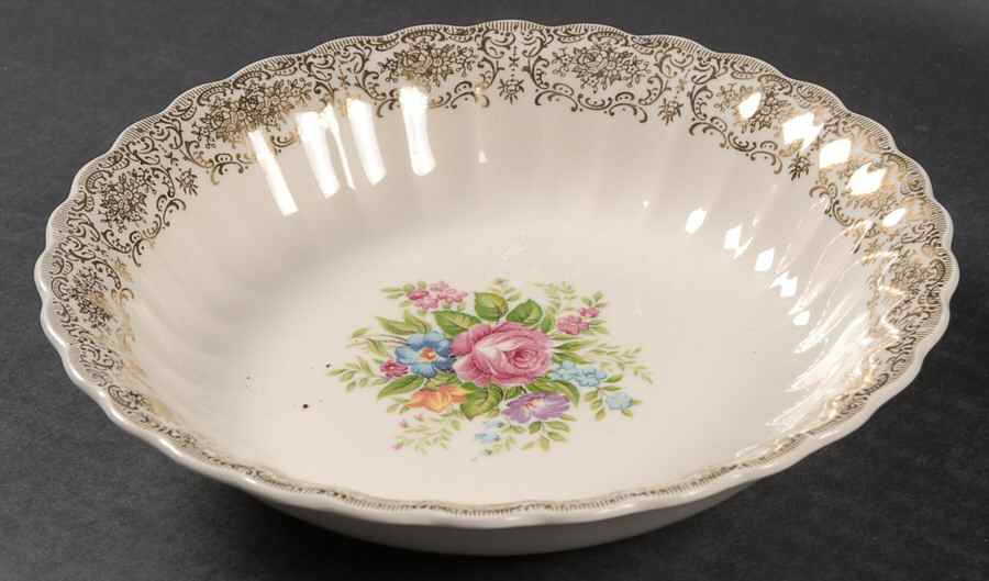 Rosalie (Scalloped) Coupe Soup Bowl by Limoges-American-1
