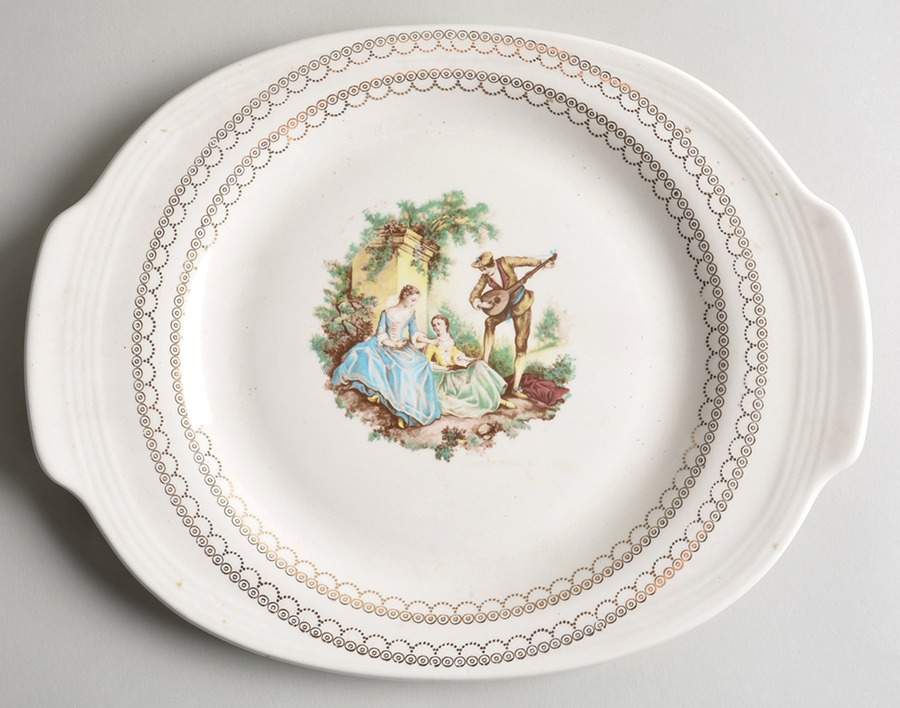 Serenade 11" Oval Serving Platter by Limoges-American-1