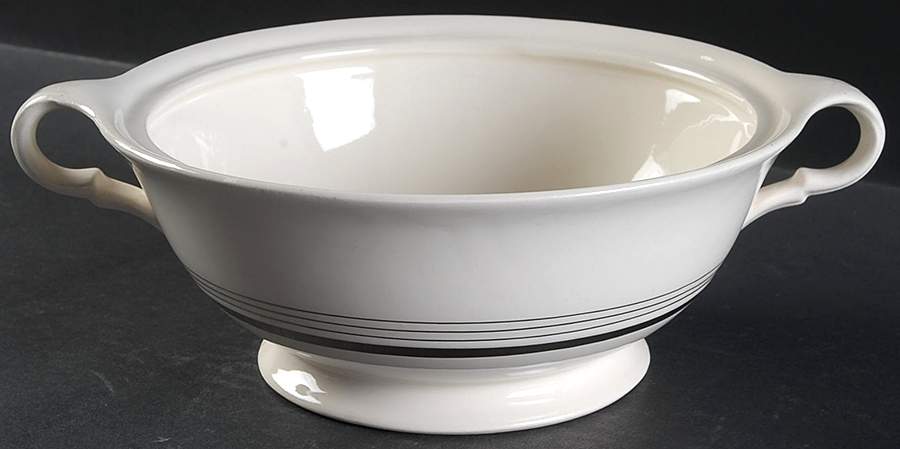 Silver Age Round Vegetable No Lid by Limoges-American-1