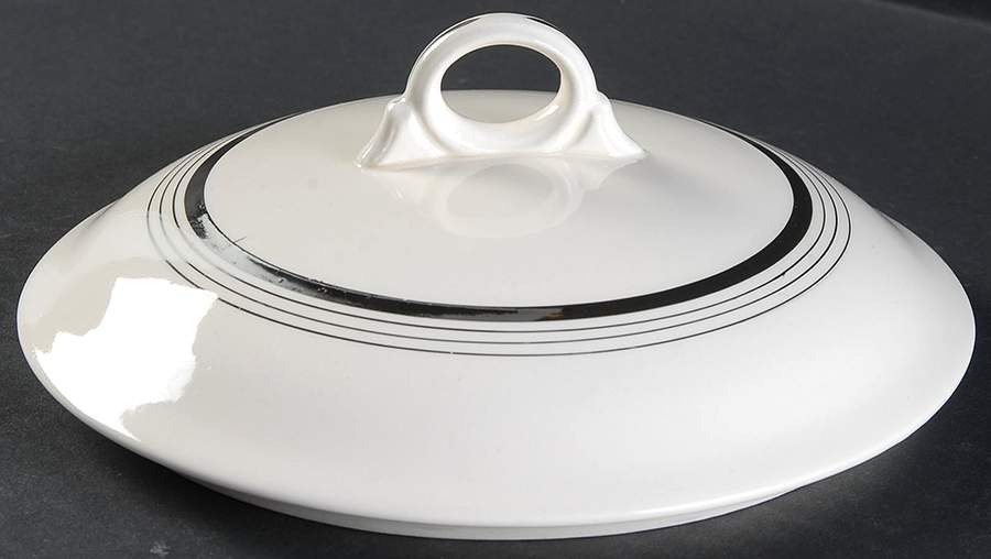 Silver Age Lid for Round Vegetable by Limoges-American-1