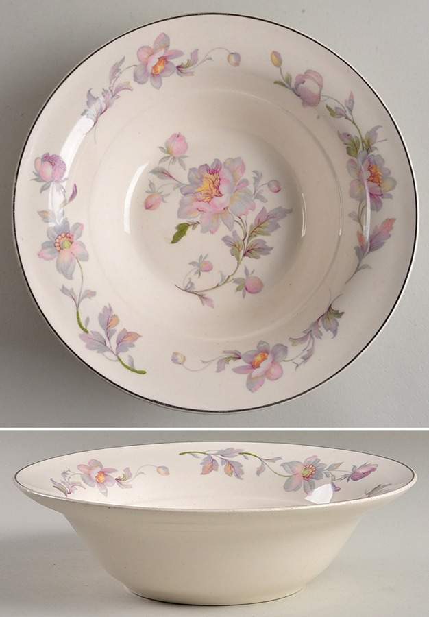 Silvermoon 8" Round Vegetable Bowl by Limoges-American-1