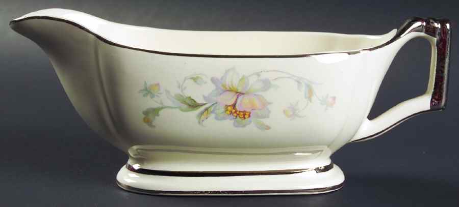 Silver Moon Gravy Boat by Limoges-American-1