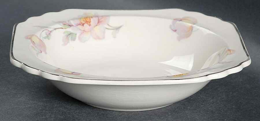 Silver Moon Rim Cereal Bowl by Limoges-American-1