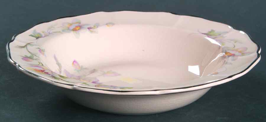 Silver Moon (Scalloped) Rim Cereal Bowl by Limoges-American-1