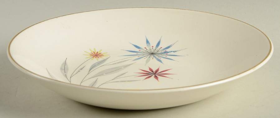 Starflower Coupe Soup Bowl by Limoges-American-1