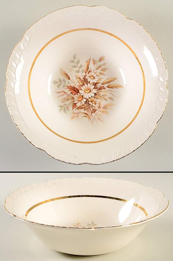 Sundale 9" Round Vegetable Bowl by Limoges-American-1