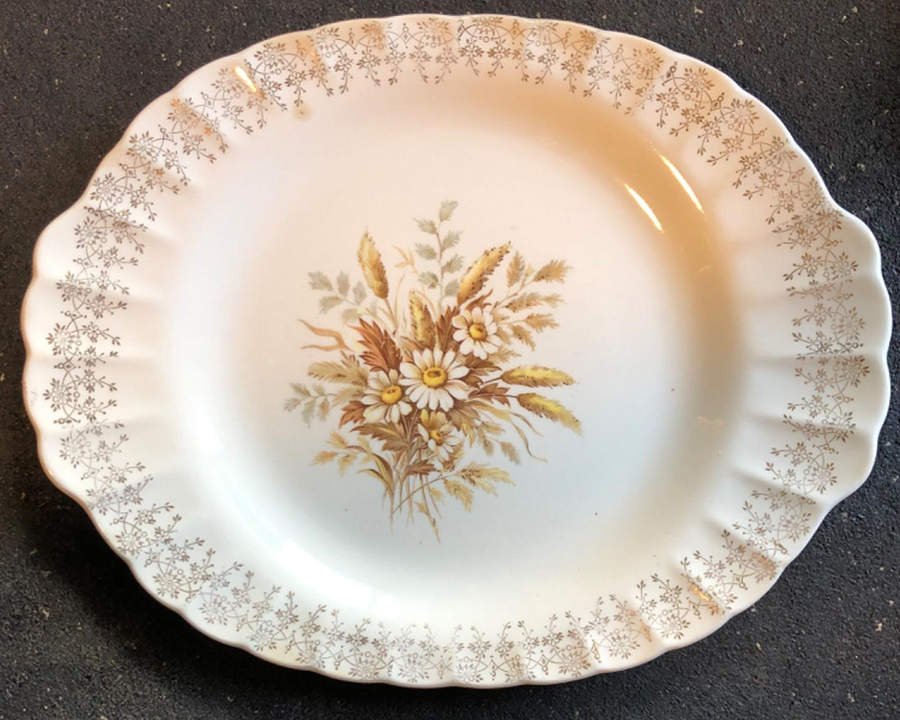 Sundale 12" Oval Serving Platter by Limoges-American-1