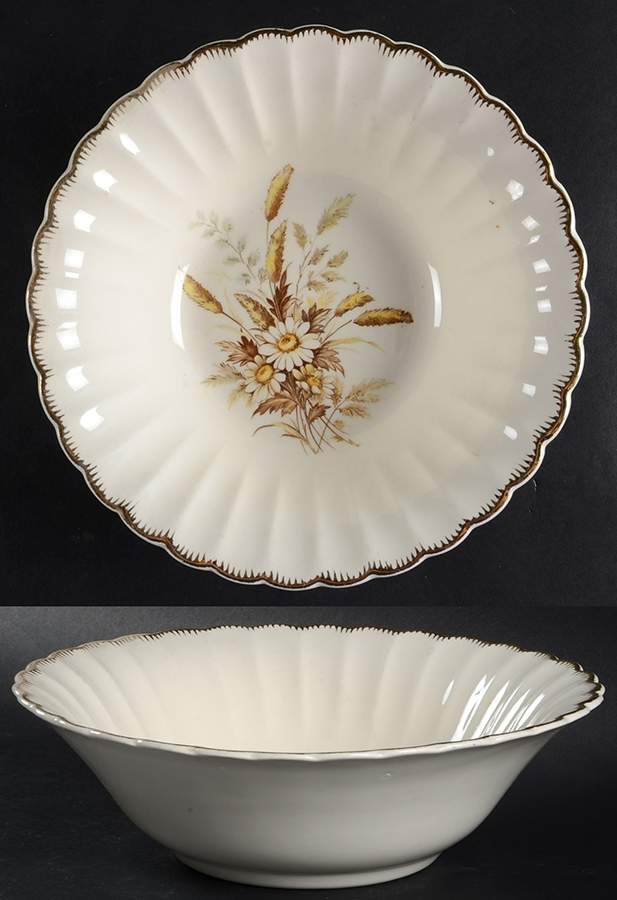 Sun Valley 8" Round Vegetable Bowl by Limoges-American-1