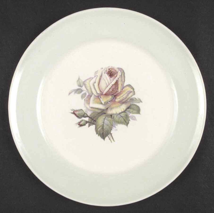 Tea Rose Dinner Plate by Limoges-American-1