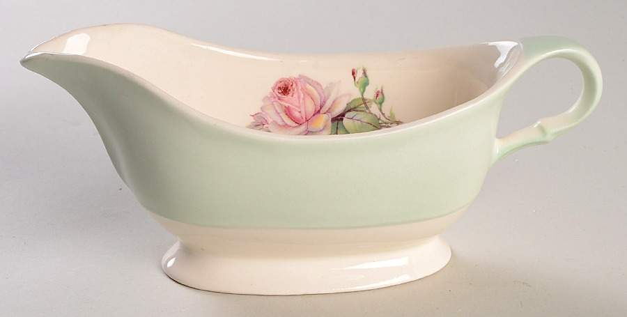 Tea Rose Gravy Boat by Limoges-American-1