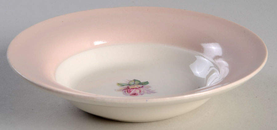 Tea Rose Cotillion Pink (No Trim) Fruit/Dessert (Sauce) Bowl by Limoges-American-1