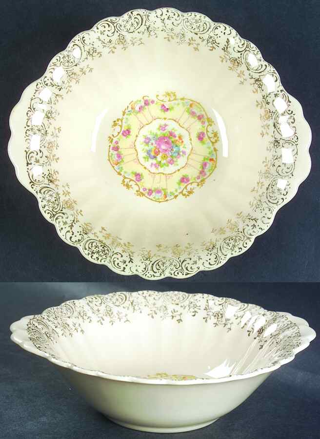 Toledo Delight Sand Lugged Cereal Bowl by Limoges-American-1