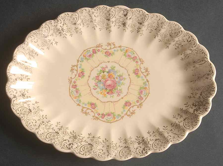 Toledo Delight Sand Relish/Gravy Underplate by Limoges-American-1