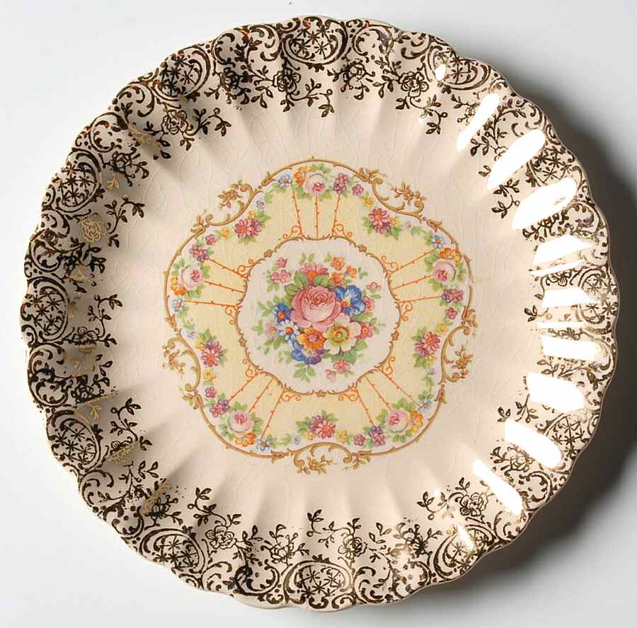 Toledo Delight Sand Bread & Butter Plate by Limoges-American-1
