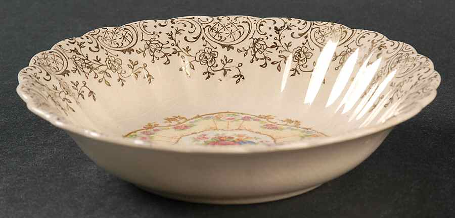 Toledo Delight Sand Fruit/Dessert (Sauce) Bowl by Limoges-American-1