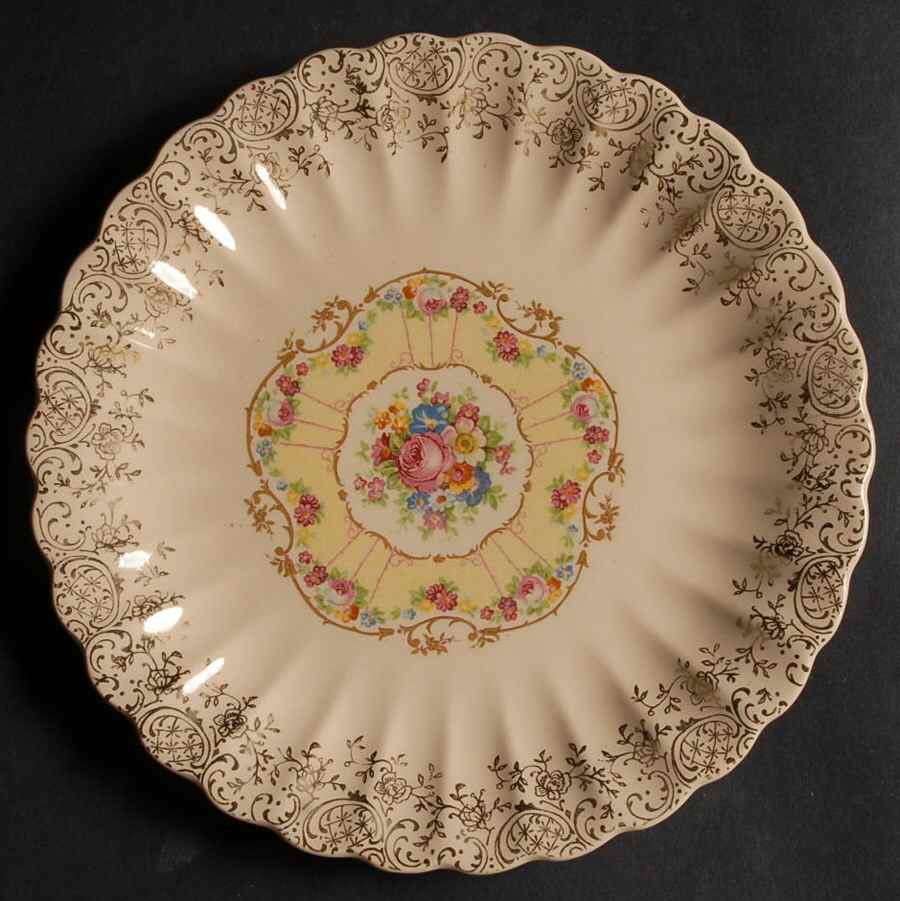Toledo Delight Sand Salad Plate by Limoges-American-1