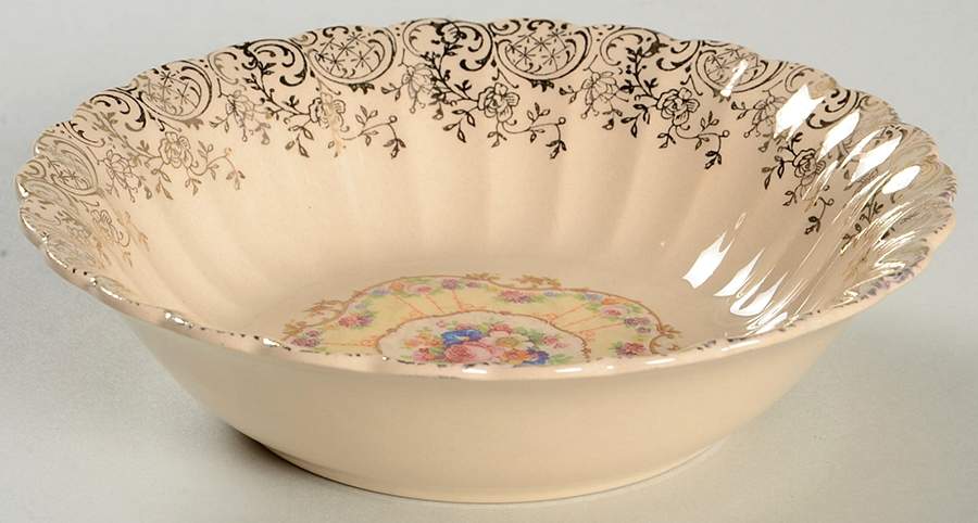 Toledo Delight Sand Coupe Cereal Bowl by Limoges-American-1