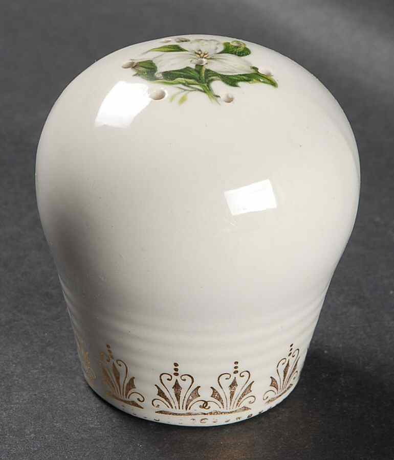 Trillium Pepper Shaker by Limoges-American-1