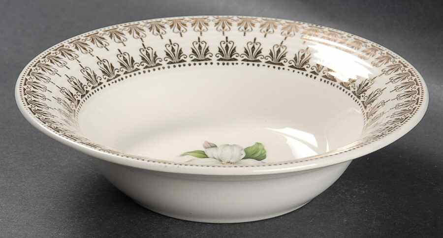 Trillium Coupe Cereal Bowl by Limoges-American-1