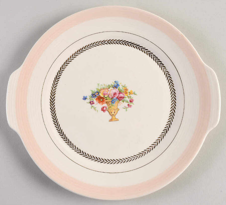 Treasure Island Handled Cake Plate by Limoges-American-1