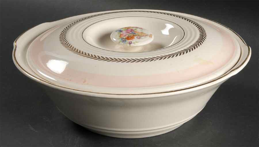 Treasure Island Round Covered Vegetable by Limoges-American-1