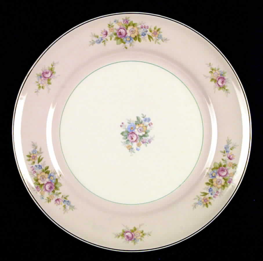 Troubadour Pink Dinner Plate by Limoges-American-1