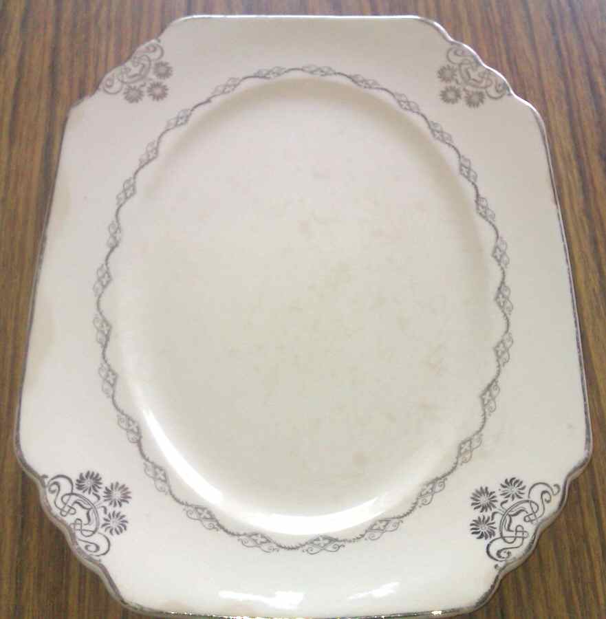 Waldorf Crest 13" Oval Serving Platter by Limoges-American-1